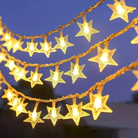 Aesthetic Star String Lights (Pack of 03)