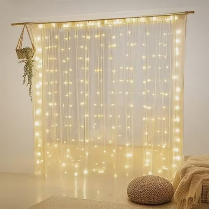 LED Fairy Curtain Lights - 10ft x 10ft