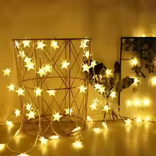 Aesthetic Star String Lights (Pack of 03)